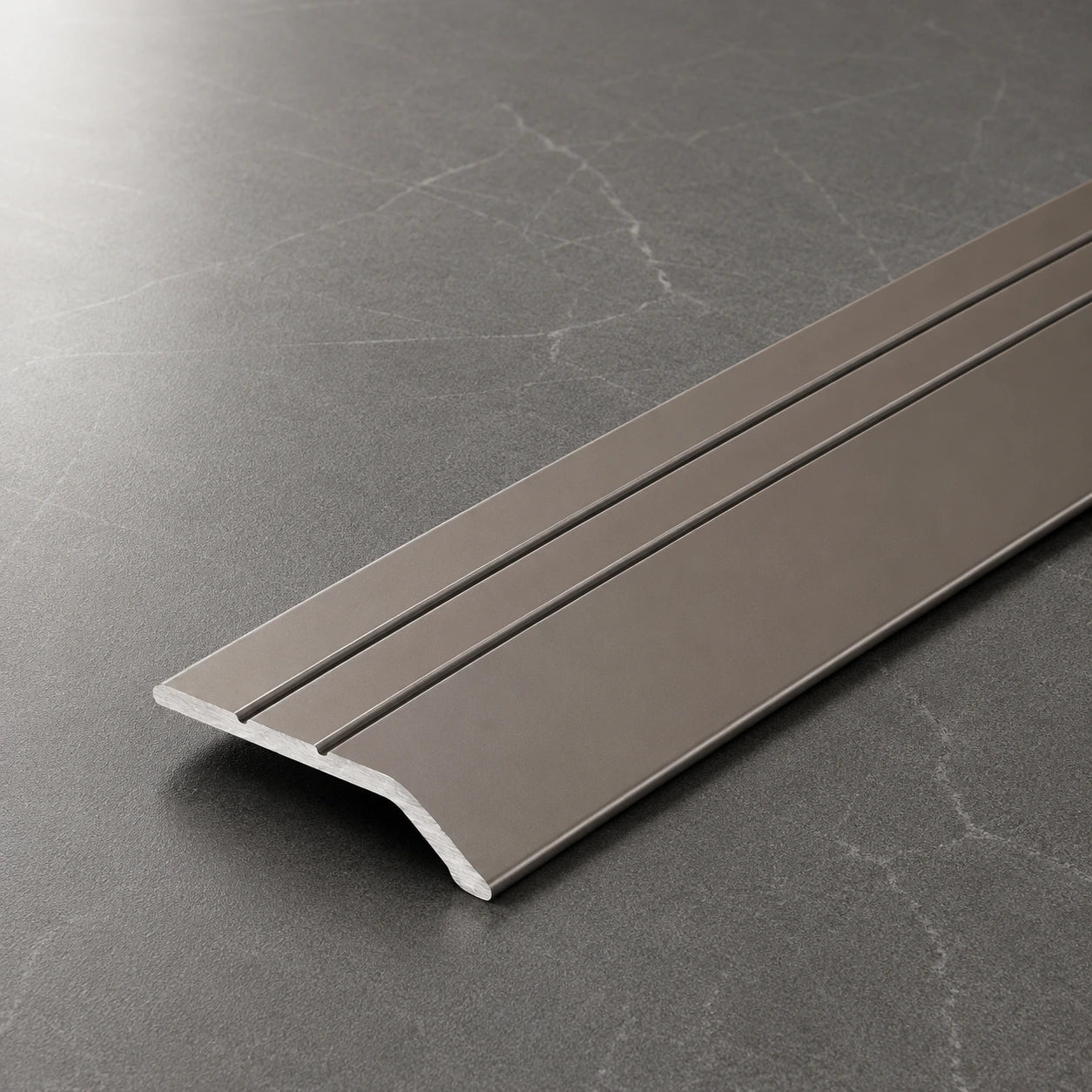 Self-Adhesive Floor Transition Ramp for Uneven Floor Levels champagne color